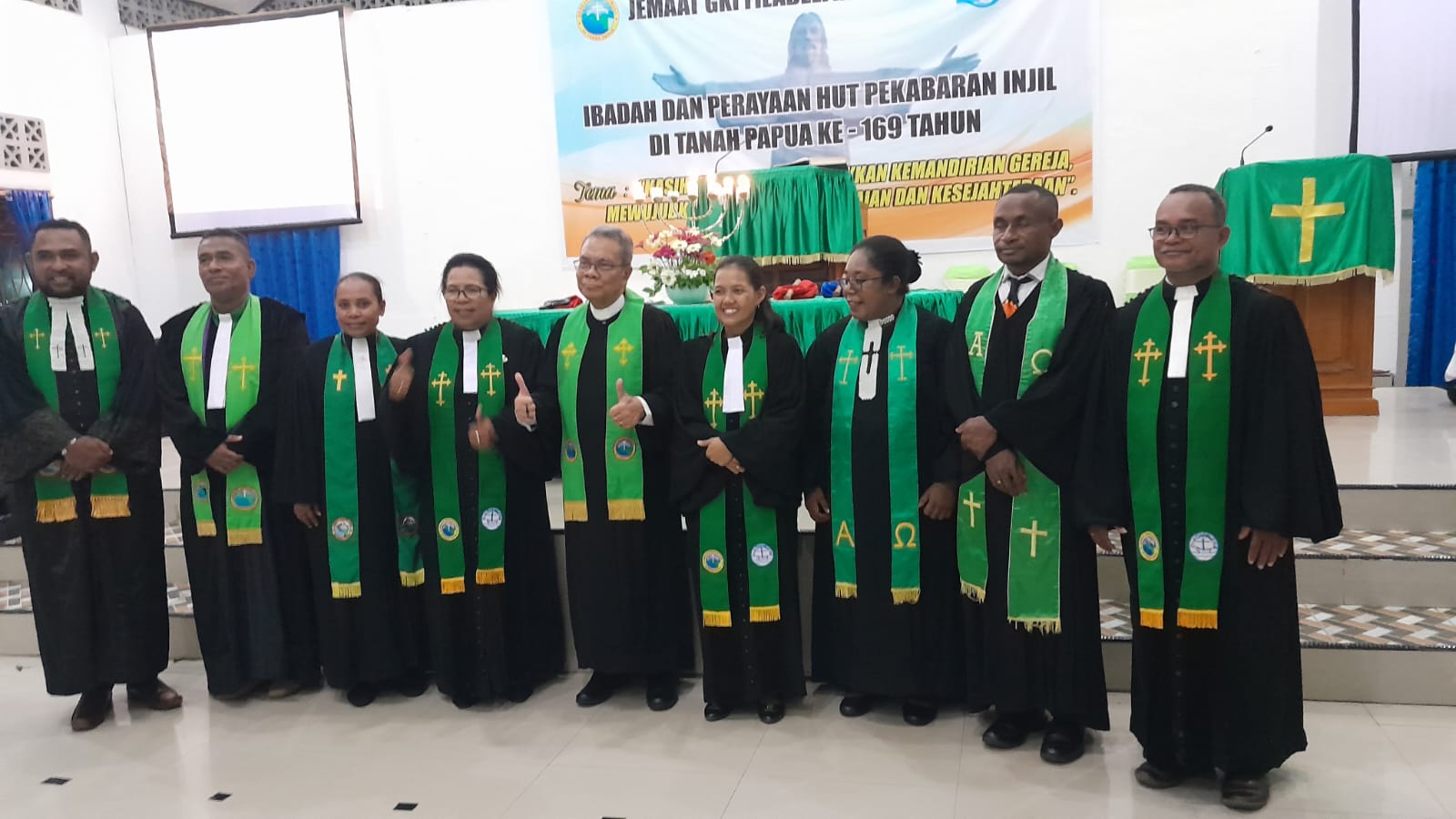 Ibadah Pengukuhan Caleg